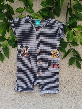 Baby Boy Mickey Mouse Romper (6-9 Months)